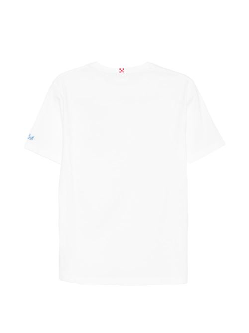T-shirt uomo MC2 x Snoopy bianca MC2 SAINT BARTH | PORTOFINO07994L